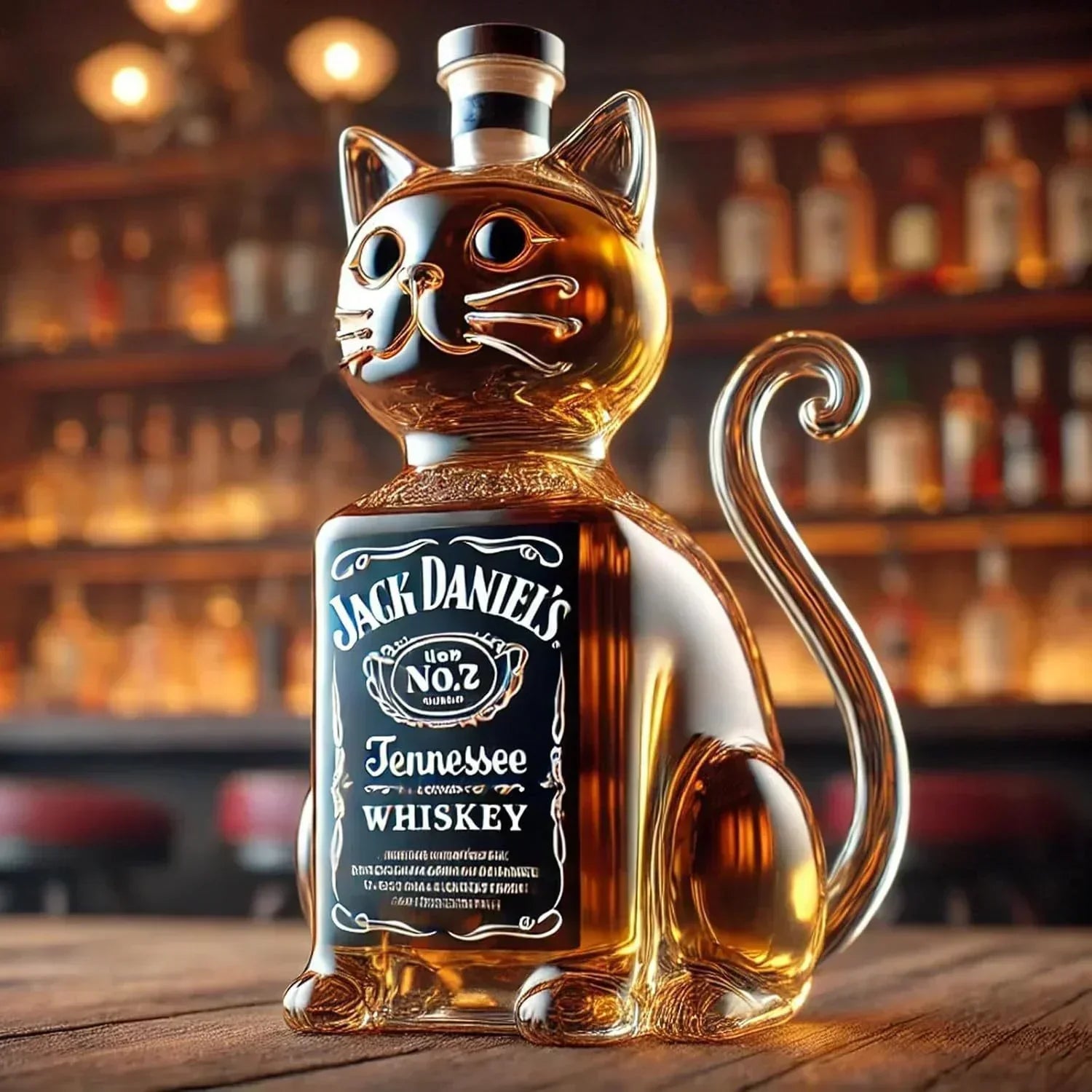 Whiskey Decanter - Cat Edition