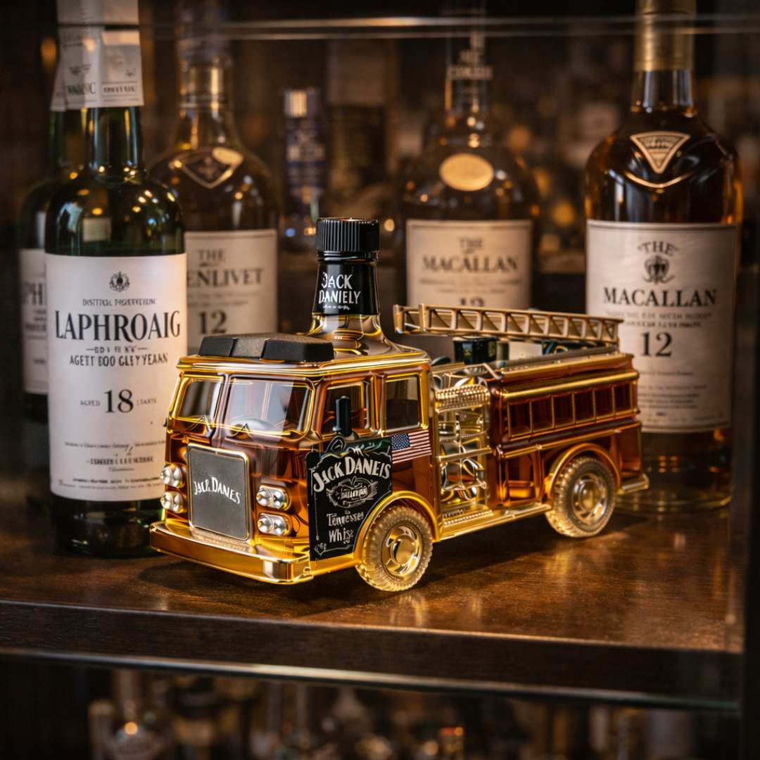 Jack Daniel's Whiskey Decanter - Firefighters' Edition