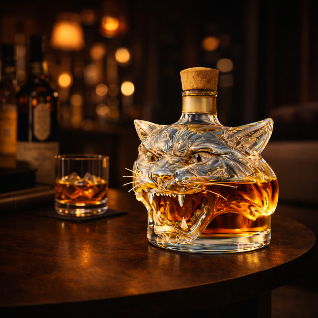 Whiskey Decanter - Tiger Edition
