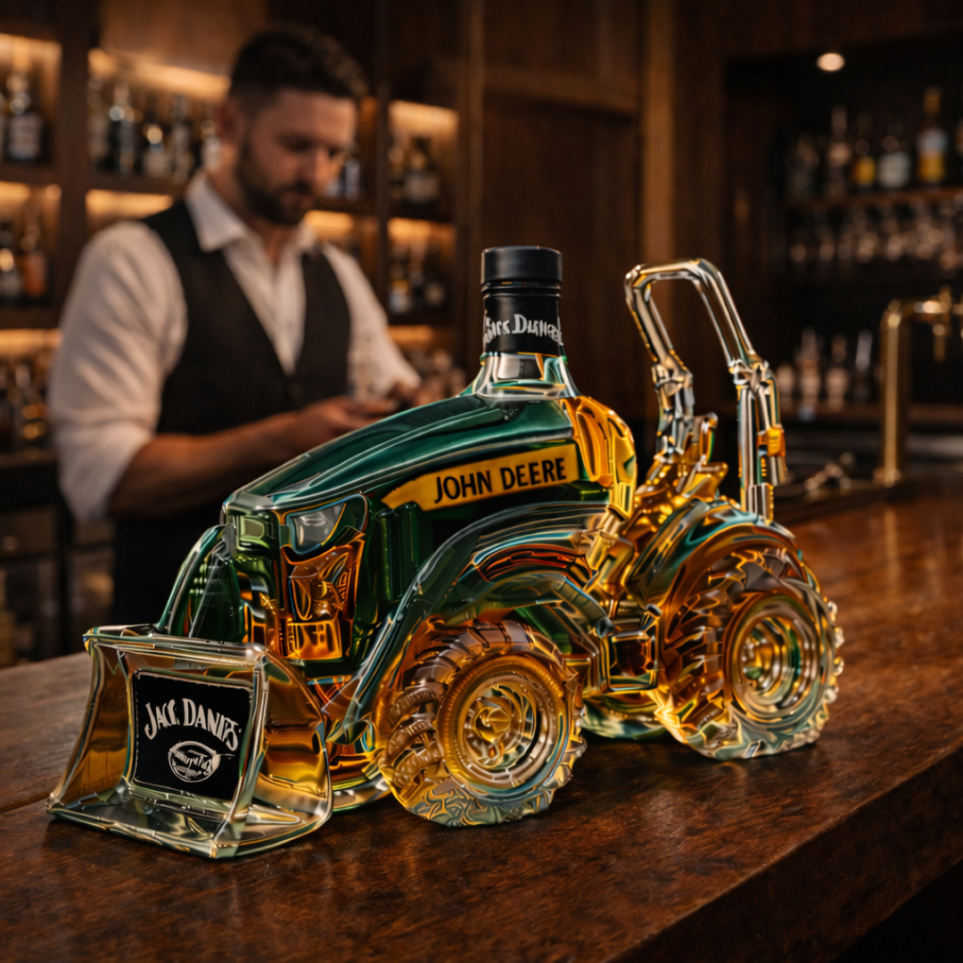 Jack Daniel's Whiskey Decanter - Tractor Edition