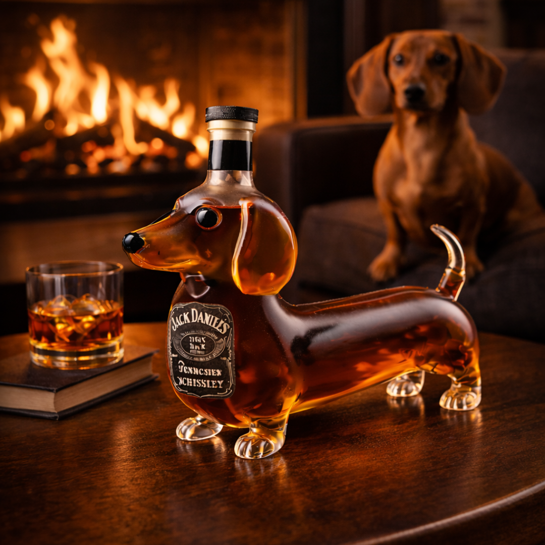 Whiskey Decanter Jack Daniel's - Dachshund Edition